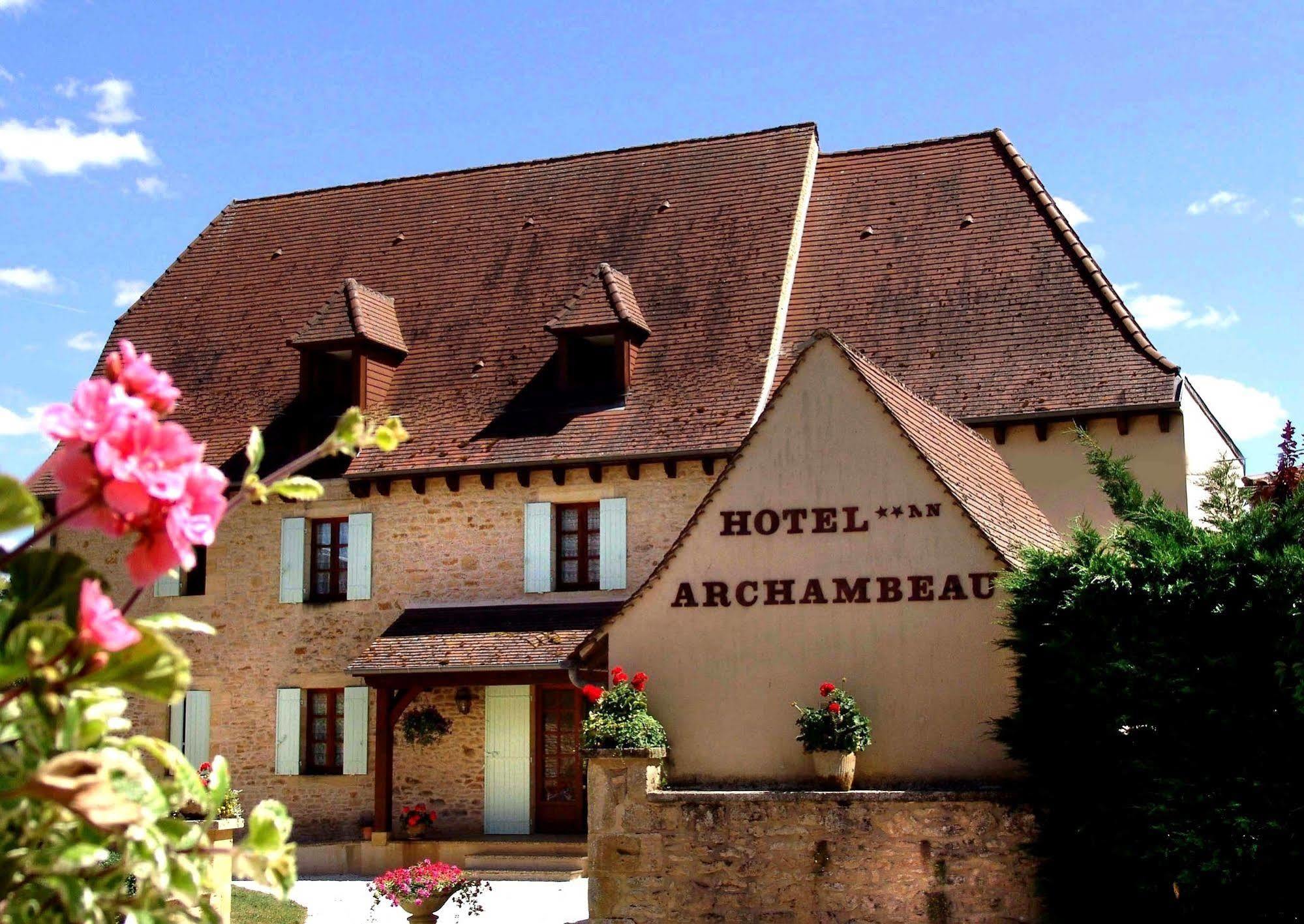 Hotel Archambeau Thonac Buitenkant foto